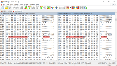 Screenshot of the application WinMerge - #7