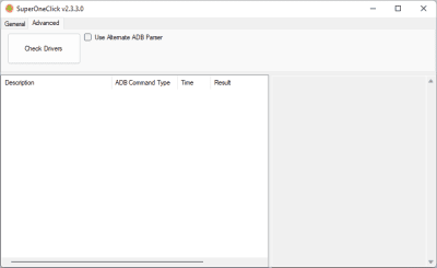 Screenshot of the application SuperOneClick - #2