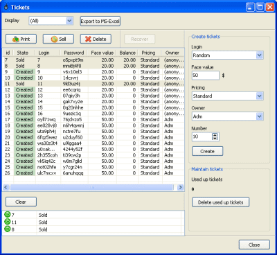 Screenshot of the application TrueCafe - #5