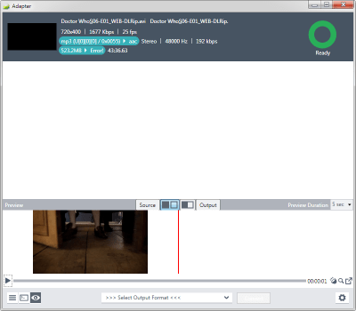 Screenshot of the application Adapter - #2