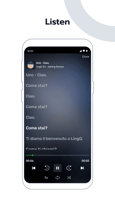 Screenshot of the application Learning LingQ languages - #3