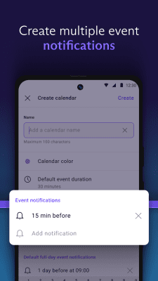 Screenshot of the application Proton Calendar - #3