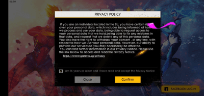 Screenshot of the application Free Fire Advance Server - #2