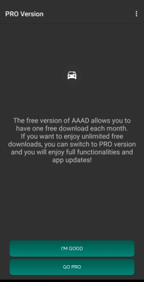 Screenshot of the application AAAD - #5