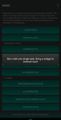 Screenshot of the application AAAD - #8
