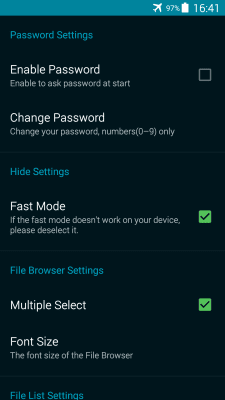 Screenshot of the application File Hide Pro - #6