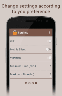 Screenshot of the application Phokas Self Control App - #4