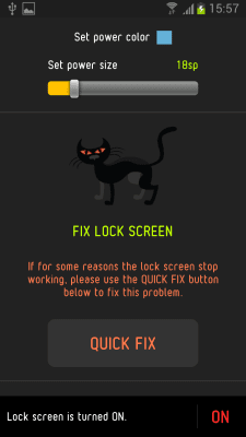 Screenshot of the application Halloween Voice Lock Screen - #4