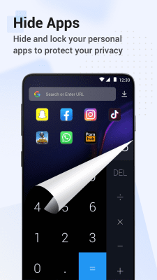 Screenshot of the application HideX: Calculator Photo Vault, App Lock, App Hider - #4