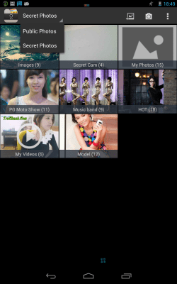 Screenshot of the application Sectos Photo & Video Vault - #2