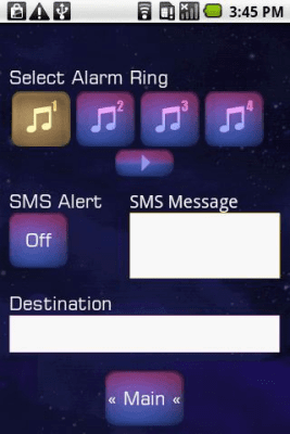 Screenshot of the application Safe Night - #2