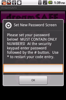 Screenshot of the application Pink Zebra Dream Safe - #2