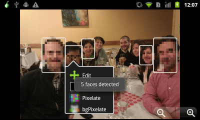 Screenshot of the application ObscuraCam: The Privacy Camera - #3