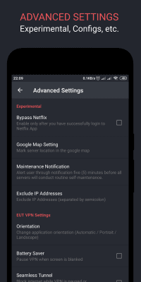 Screenshot of the application EUT VPN - Easy Unlimited Tunneling - #4
