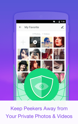 Screenshot of the application VaultX Private Album - #2