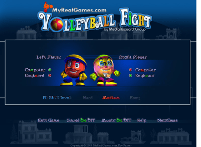 Screenshot of the application Volleyball Fight - #2