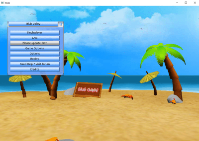 Screenshot of the application blubVolley - #2