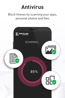 Screenshot of the application ZoneAlarm Mobile Security - #2