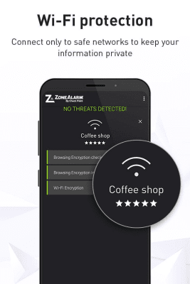 Screenshot of the application ZoneAlarm Mobile Security - #3