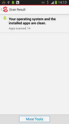 Screenshot of the application Shellshock Detector - #2