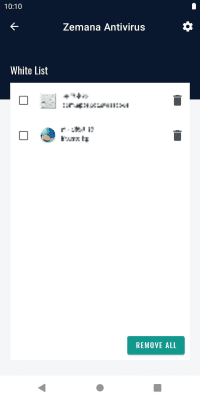 Screenshot of the application Zemana Mobile Antivirus - #7