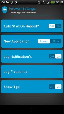 Screenshot of the application Mobiwol: Firewall without root - #5