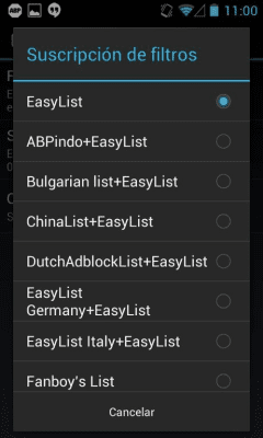 Screenshot of the application AdBlock Plus - #2