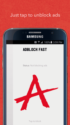 Screenshot of the application Adblock Fast - #3