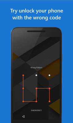 Screenshot of the application Lockwatch - #2