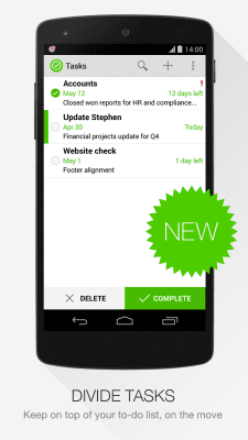 Screenshot of the application Divide - #3