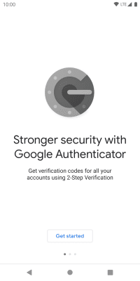 Screenshot of the application Google Authenticator - #1