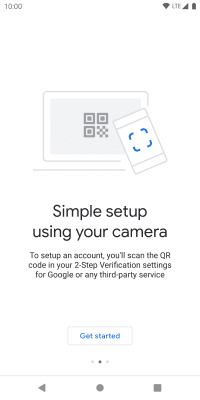 Screenshot of the application Google Authenticator - #2