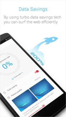 Screenshot of the application APUS Turbo Browser - #2