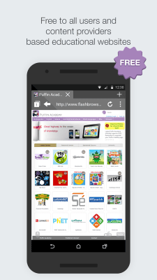 Screenshot of the application Puffin Academy - #2