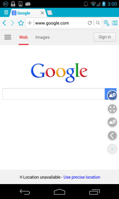 Screenshot of the application Boat Browser for tablets - #2