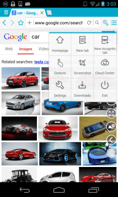 Screenshot of the application Boat Browser for tablets - #5