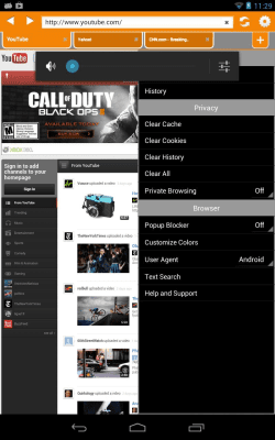 Screenshot of the application Nova Private Browser Free - #2