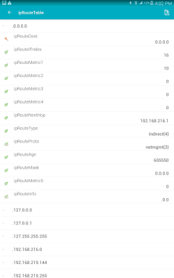 Screenshot of the application SNMP MIB Browser - #11
