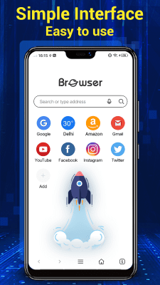 Screenshot of the application Browser for Android - #2