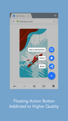 Screenshot of the application Mercury Browser for Android - #2