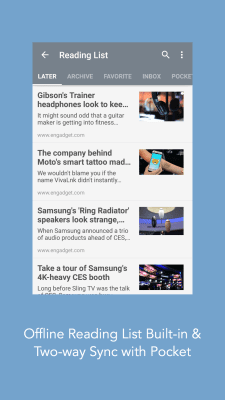 Screenshot of the application Mercury Browser for Android - #4