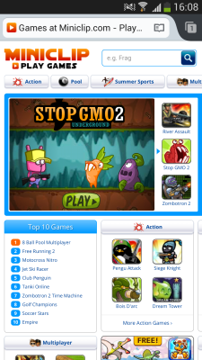 Screenshot of the application FlashFox - Flash Browser - #2