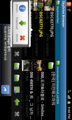 Screenshot of the application Browser for SkyDrive(OneDrive) - #3