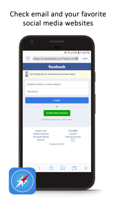 Screenshot of the application Savannah Browser - #4