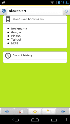 Screenshot of the application WebFing - Web Browser - #3