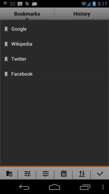 Screenshot of the application Boat Browser Mini - #7