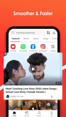 Screenshot of the application Vidmate - #4