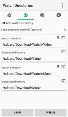 Screenshot of the application Transmission BTC - Torrent Downloader - #5
