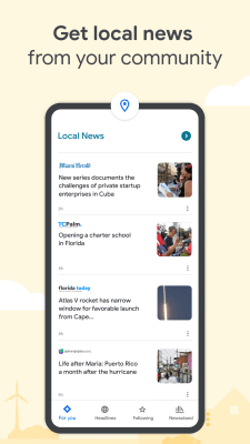 Screenshot of the application Google News - #2