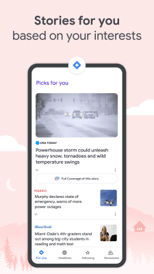 Screenshot of the application Google News - #4